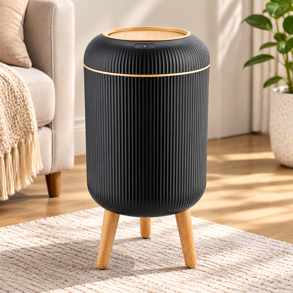 Smart Sensor Touchless Automatic Trash Can