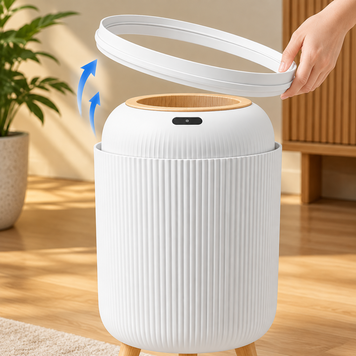 Smart Sensor Touchless Automatic Trash Can