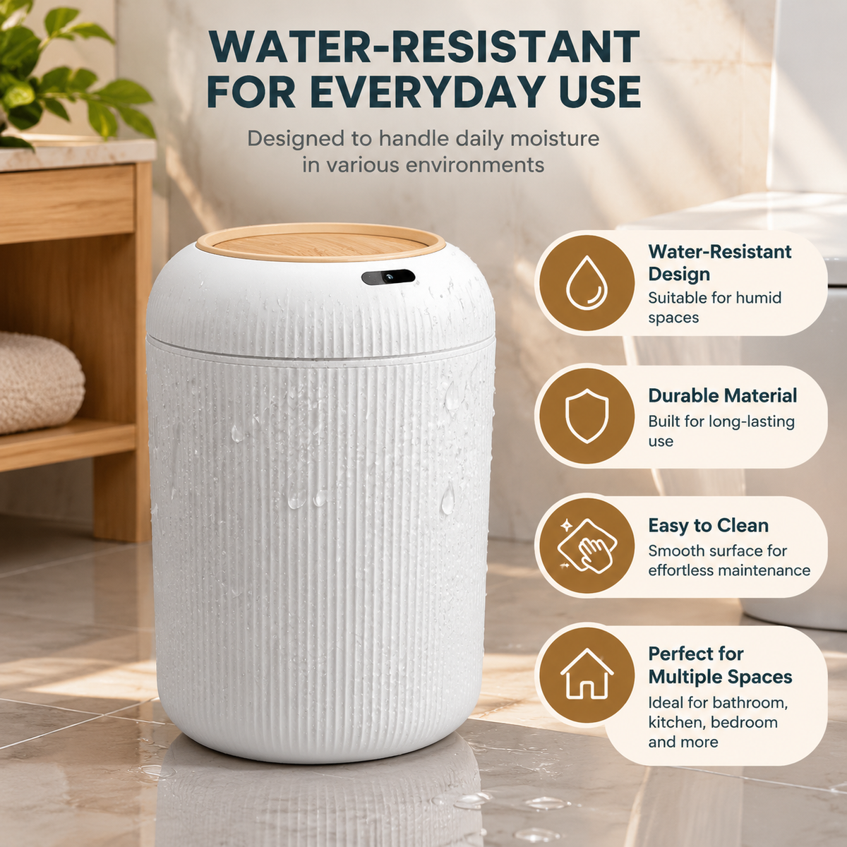 Smart Sensor Touchless Automatic Trash Can