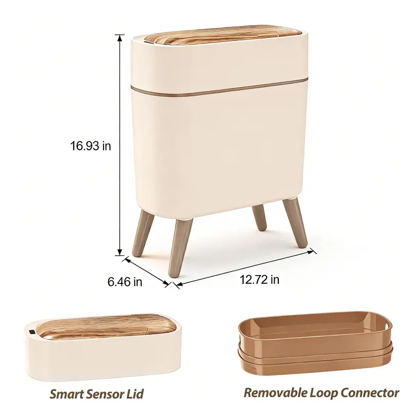 Smart Sensor Touchless Automatic Trash Can