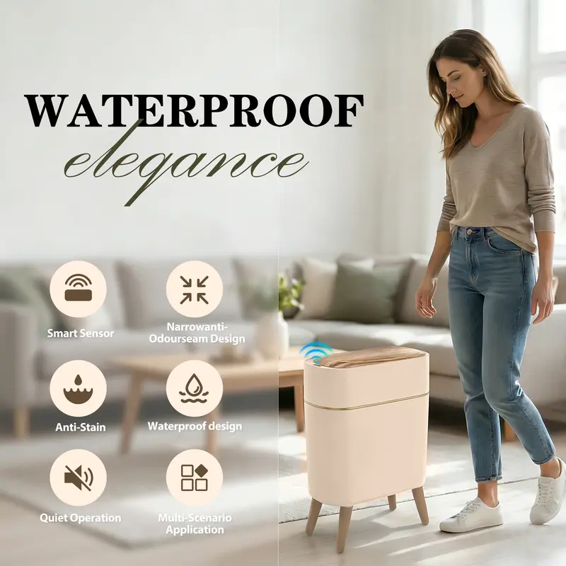 Smart Sensor Touchless Automatic Trash Can